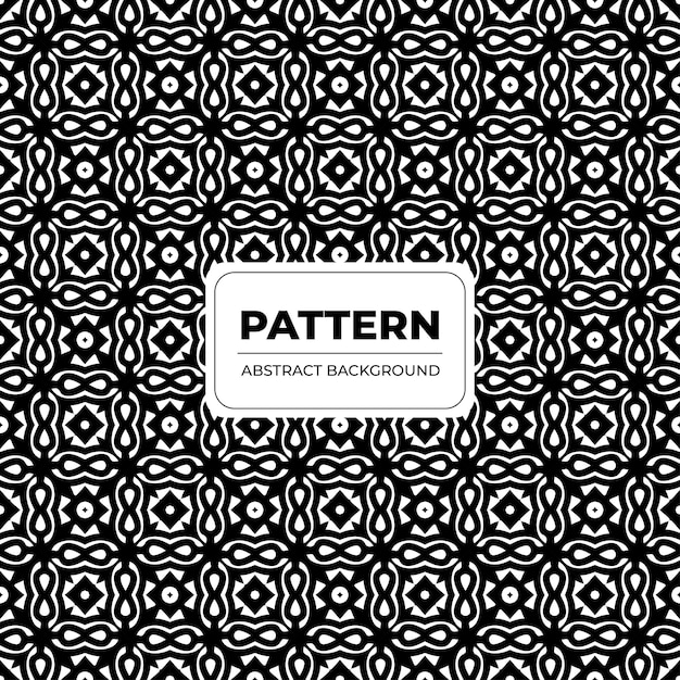 Abstracto Diseño de patrones geométricos en blanco y negro Fondo textil sin costuras para impresiones de moda