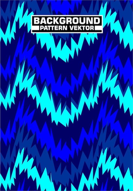 Abstracto Diseño vectorial de patrones de fondo en tonos azules