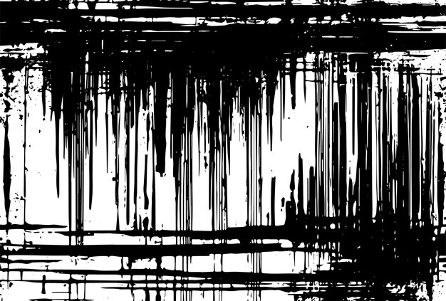 Abstracto Dotted Scratched Efecto vintage Grunge Textura vectorial urbana en blanco y negro