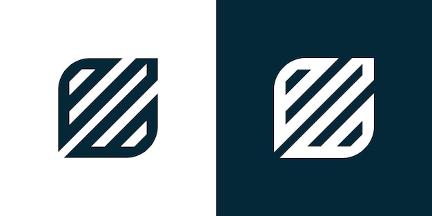 Abstracto E línea de arte logotipo icono de logotipo ilustración de vector creativo logotipo