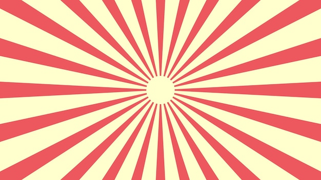 Abstracto estallido de sol de fondo rayos brillantes que irradian en colores cálidos