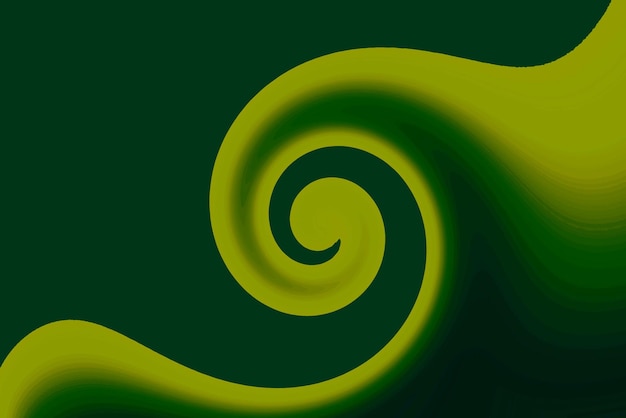 Abstracto floral con espirales
