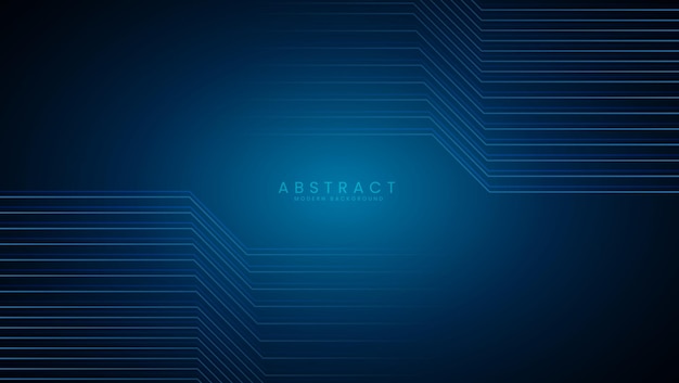 Abstracto fondo azul horizontal moderno Sitios web de tecnología