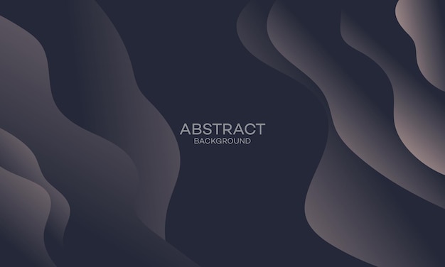 Abstracto Fondo azul oscuro con formas curvas y gradiente