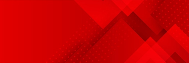 Abstracto fondo de banner rojo Vector diseño gráfico abstracto presentación de patrón de banner plantilla web de fondo