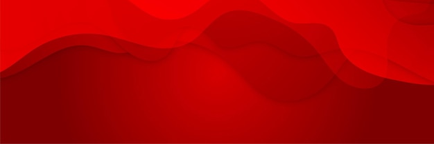 Abstracto fondo de banner rojo Vector diseño gráfico abstracto presentación de patrón de banner plantilla web de fondo
