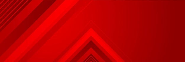 Abstracto fondo de banner rojo Vector diseño gráfico abstracto presentación de patrón de banner plantilla web de fondo