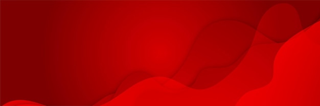 Abstracto fondo de banner rojo Vector diseño gráfico abstracto presentación de patrón de banner plantilla web de fondo