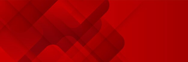 Abstracto fondo de banner rojo Vector diseño gráfico abstracto presentación de patrón de banner plantilla web de fondo