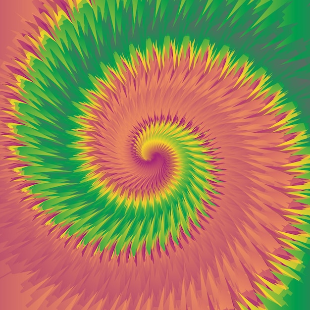 Abstracto de fondo colorido festivo Fuego brillante y hielo Corbata Ilustración vectorial de patrón de tinte