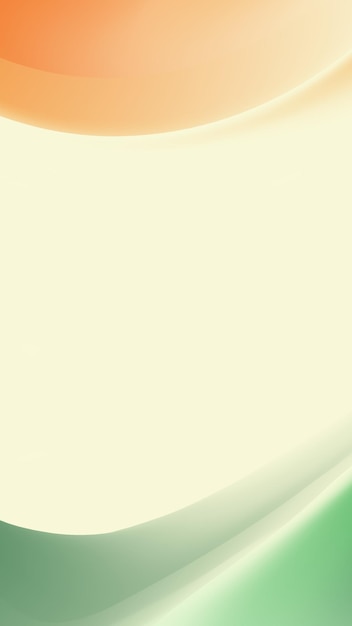 Abstracto Fondo curvo minimalista verde naranja