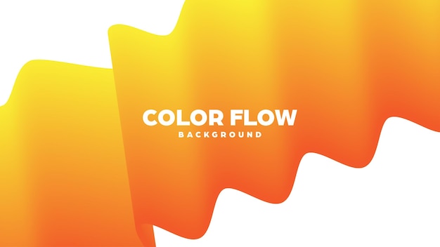 Abstracto fondo geométrico de moda con gradiente líquido colorido curva dinámica onda movimiento moderno