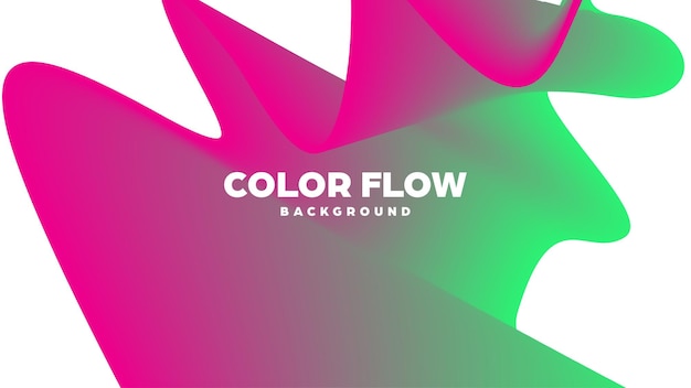 Abstracto fondo geométrico de moda con gradiente líquido colorido curva dinámica onda movimiento moderno