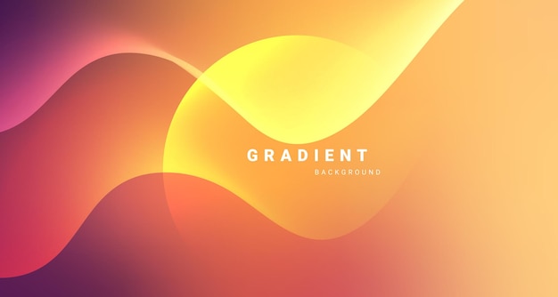 Abstracto Fondo gradiente con formas fluidas y colores vibrantes