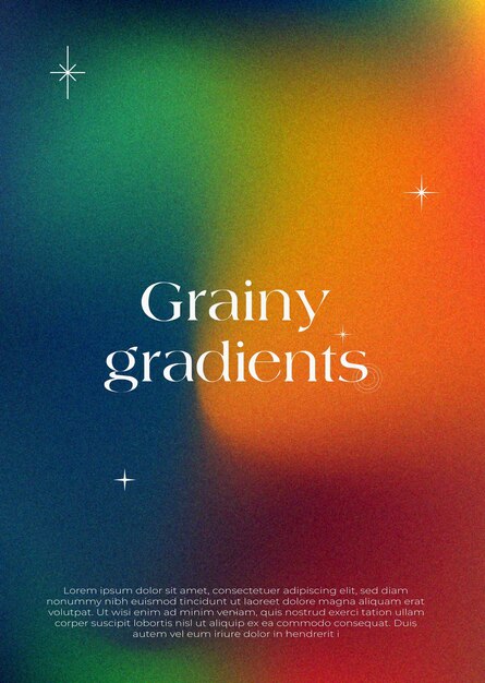 Abstracto Fondo con gradiente granulado con colores suaves y chispas