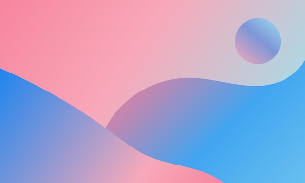 Abstracto Fondo de gradiente pastel con formas fluidas