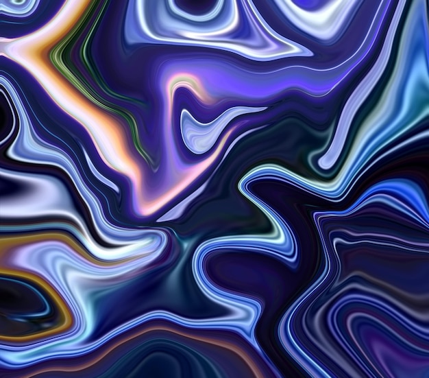 Abstracto fondo líquido textura de mármol tinta ondulaciones diseño de acuarela