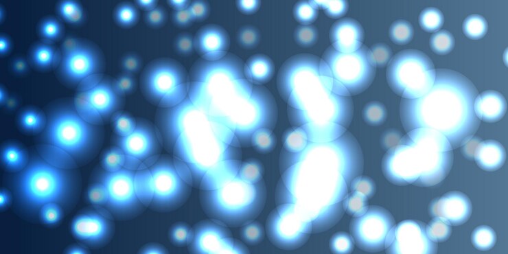 Vector abstracto fondo de luz bokeh festivo concepto de vacaciones y fondo de celebración para el año nuevo