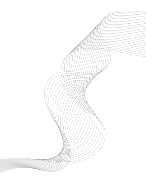 Abstracto de fondo de onda vertical vectorial Ilustración vectorial de líneas onduladas Fondo de ondas