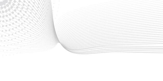 Abstracto Fondo de ondas grises