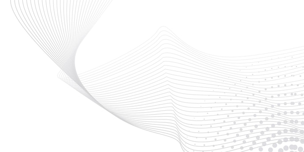 Abstracto Fondo de ondas grises