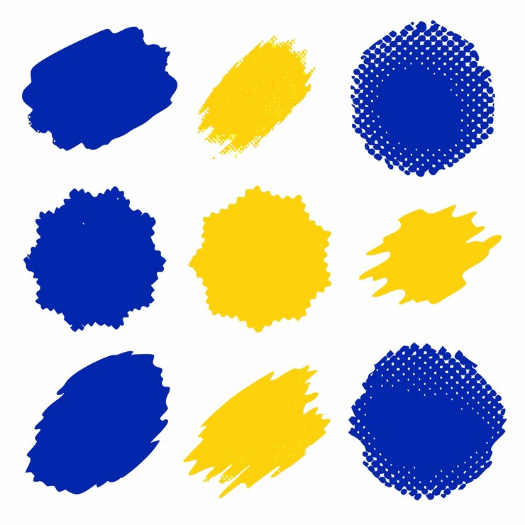 Vector abstracto fondo de pincel colorido con efectos de medio tono