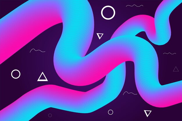 Abstracto Fondo púrpura fluido Estilo moderno