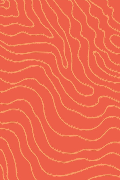 Abstracto de fondo de textura de filete de salmón dibujado a mano con líneas estilizadas carne de pescado crudo en rosa