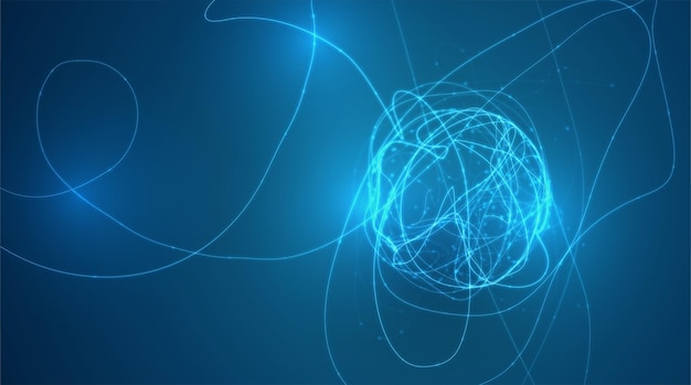 Abstracto fondo vectorial de líneas y puntos curvas hermosas formas