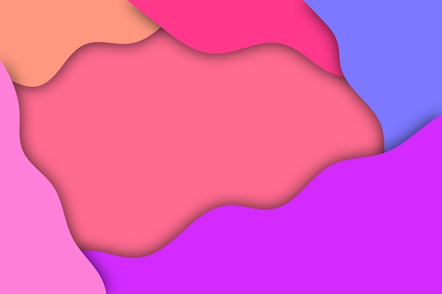 Abstracto fondos ondulados coloridos gradientes fluidos diseños de corte de papel para proyectos gráficos modernos