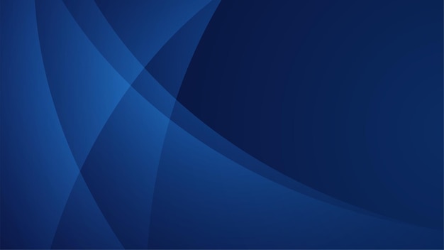 Abstracto formas azules oscuras fondo con onda y tecnología moderna patrón geométrico Vector diseño gráfico abstracto patrón de banner presentación plantilla web de fondo
