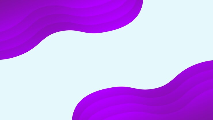 Abstracto Formas de gradiente fluido Vector de fondo con color púrpura