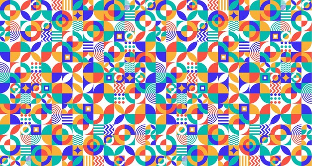 Abstracto Geométrica minimalista forma simple y figura obra de arte patrón plantilla de diseño de fondo