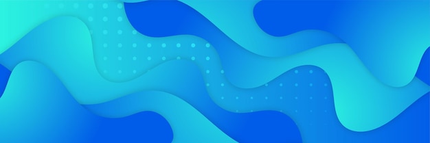 Abstracto geométrico azul amplio fondo diseño de banner diseño azul abstracto vector largo banner fondo mínimo con espacio de copia para el texto moderno gradiente abstracto fondo de banner azul claro