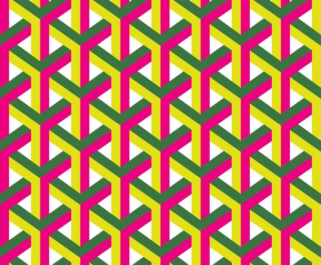 Abstracto Geométrico Complejo Rayas Tridente Polígono Perspectiva Patrón Vector Transparente Moda