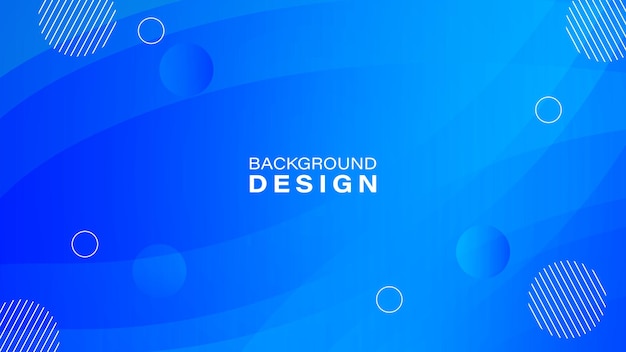 Abstracto gradiente azul fondo geométrico composición de forma dinámica Ilustración vectorial