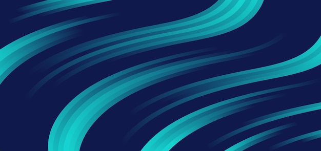 Abstracto gradiente azul franja líneas curvas fondo claro
