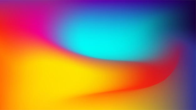 Abstracto gradiente de colores fluido diseño de fondo ilustración vectorial