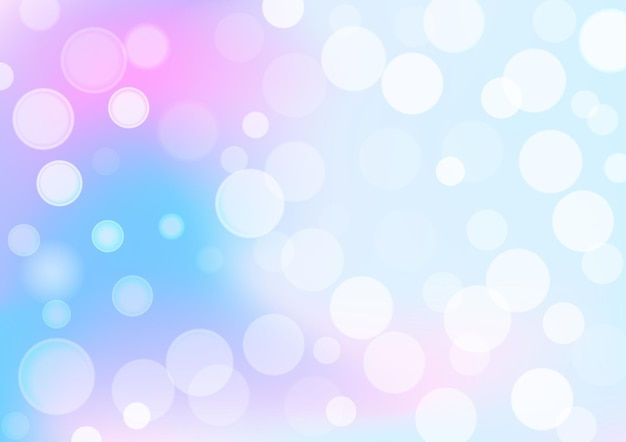 Abstracto gradiente de fondo bokeh luz en rosa y azul pastel gradiente de color de fondo vector