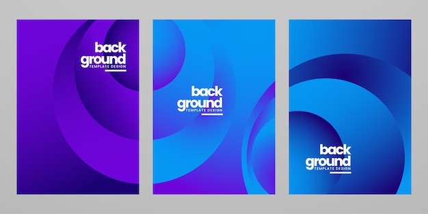 Abstracto Gradiente geométrico Diseño de fondo de negocios para portada de libro Diseño de página Pósters Banner