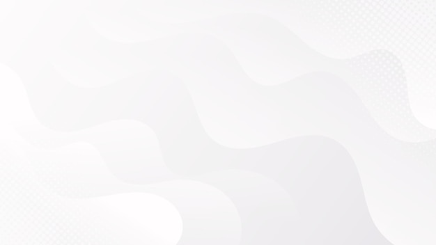 Abstracto Gradiente líquido blanco y gris Vector de fondo de onda