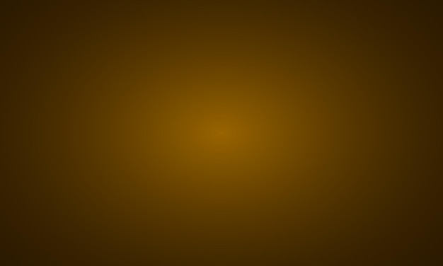 Abstracto Gradiente de lujo Fondo amarillo Suave Azul oscuro con viñeta negra Bandera de estudio