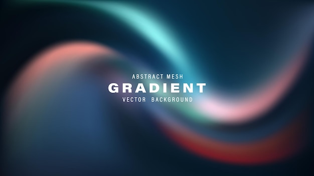 Abstracto Gradiente de malla Vector Diseño de fondo Colores de remolino