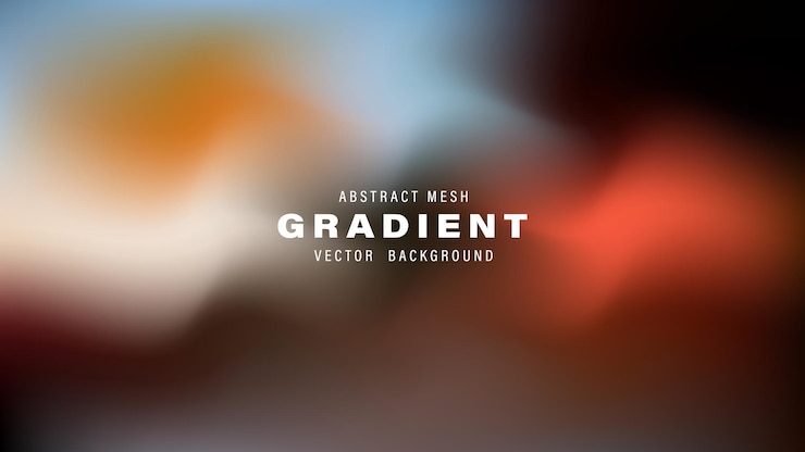 Vector abstracto gradiente de malla vector diseño de fondo textura colores borrosos