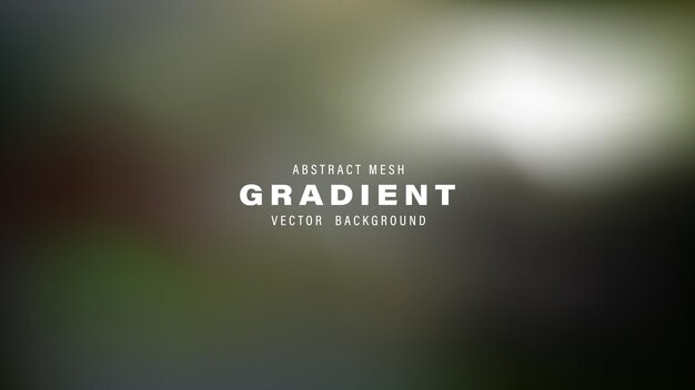 Abstracto Gradiente de malla Vector de fondo Verde oscuro Tonos de oliva y gris