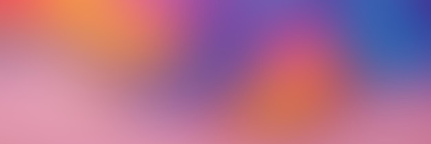 Abstracto Gradiente suave Banner de portada de redes sociales y diseño de fondo Estética vibrante y moderna