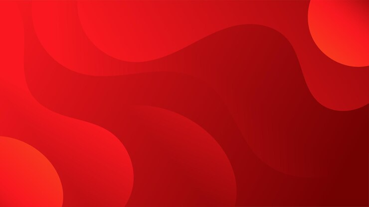 Abstracto Gradiente Vector de fondo de onda líquida roja