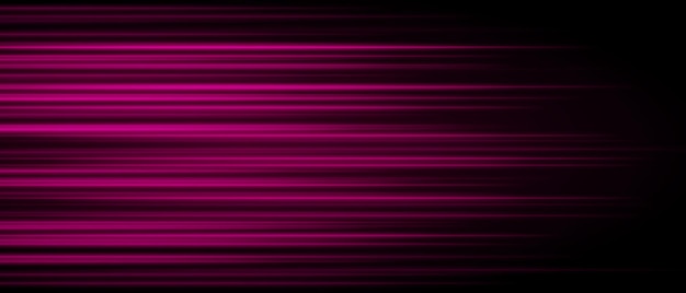 Abstracto haz láser púrpura efecto de iluminación foco direccional rayas de luz que se desvanecen en la oscuridad sobre un fondo negro creando un efecto dinámico y abstracto