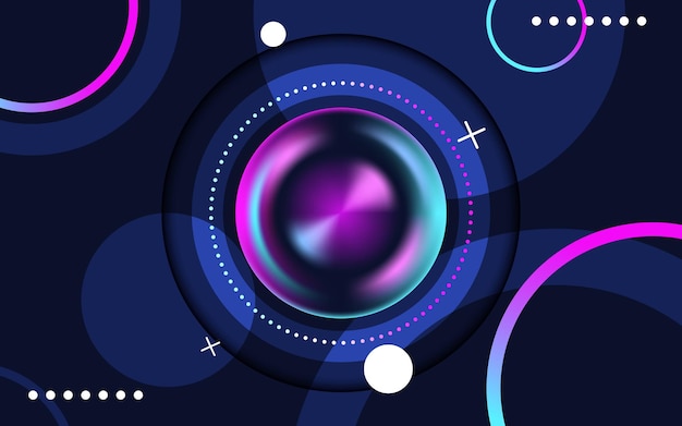 Abstracto hermoso y creativo fondo oscuro
