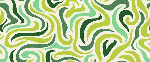 Abstracto hojas verdes patrón sin costuras papel tapiz floral natural fondo tropical